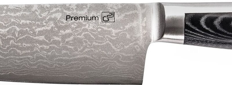 G21 Damascus Premium 17 cm, Santoku