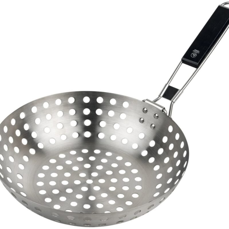 LEOPOLD VIENNA Grilovacia wok panvica antikorová, priemer 28 cm
