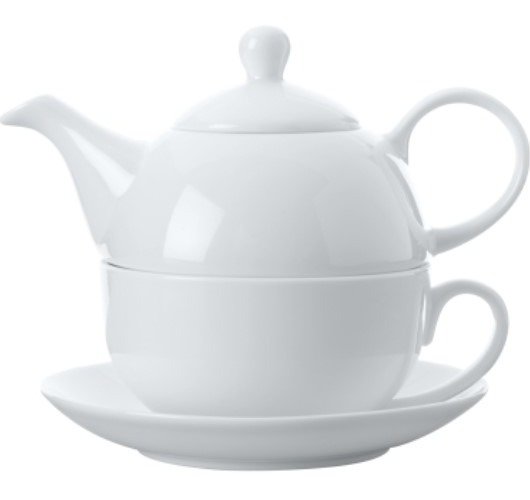 Maxwell & Williams Tea for One WHITE BASICS
