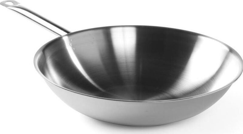 Hendi Wok panvica 3-vrstvová – bez pokrievky – priemer 360 × (H) 90 mm