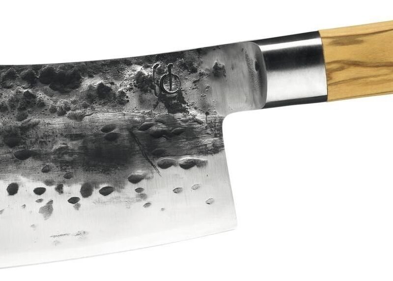 FORGED Olive Široký ázijský sekáčik z japonskej ocele 440C, dĺžka čepele 190 mm