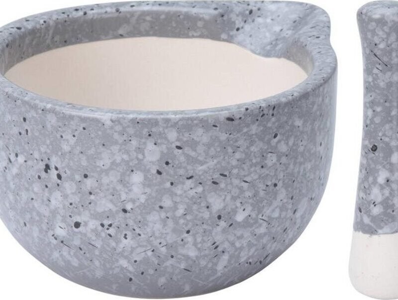 EH Excellent Houseware, Mažiar, keramický, sivý