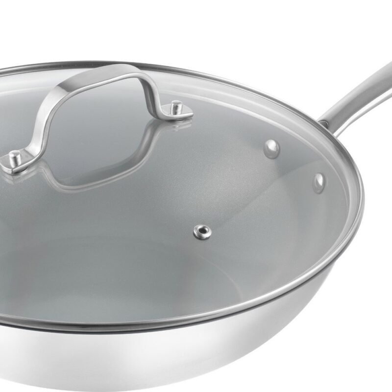 Siguro Wok Pure Delight, priemer 28 cm, s pokrievkou, ILAG® ceramic