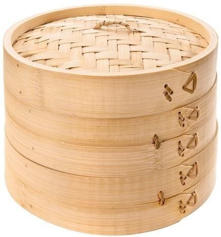 TESCOMA Naparovací košík bambusový NIKKO priemer 20 cm, dvojposchodový