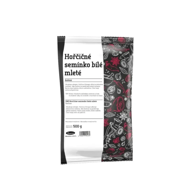 Drana Horčičné Semienko Biele Mleté 500 g