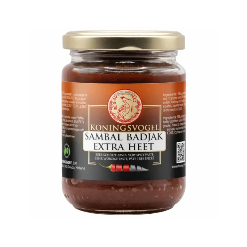 Koningsvogel Sambal Badjak Extra pikantná chilli pasta 280 g