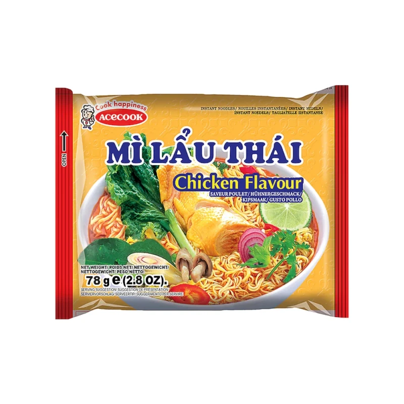 Acecook Instantné rezance s príchuťou kuracieho mäsa 83 g