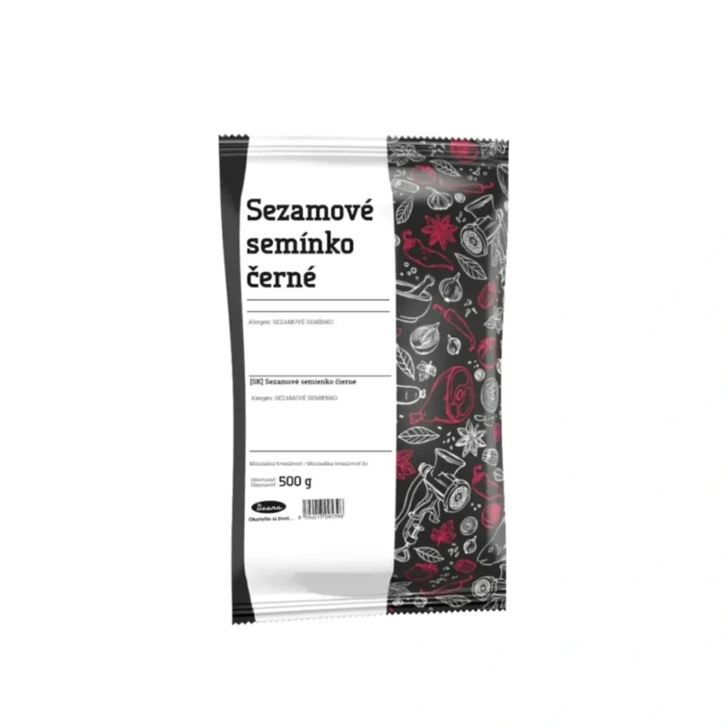 Drana Sezamové Semienko Čierne 500 g