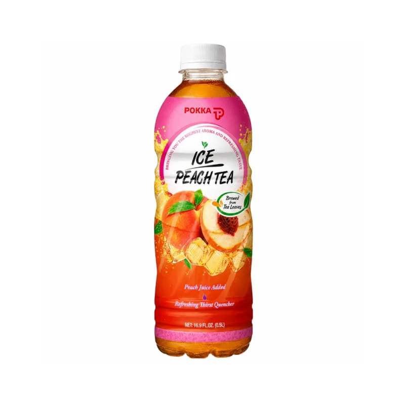 Pokka Ľadový čaj s príchuťou broskyne 500 ml