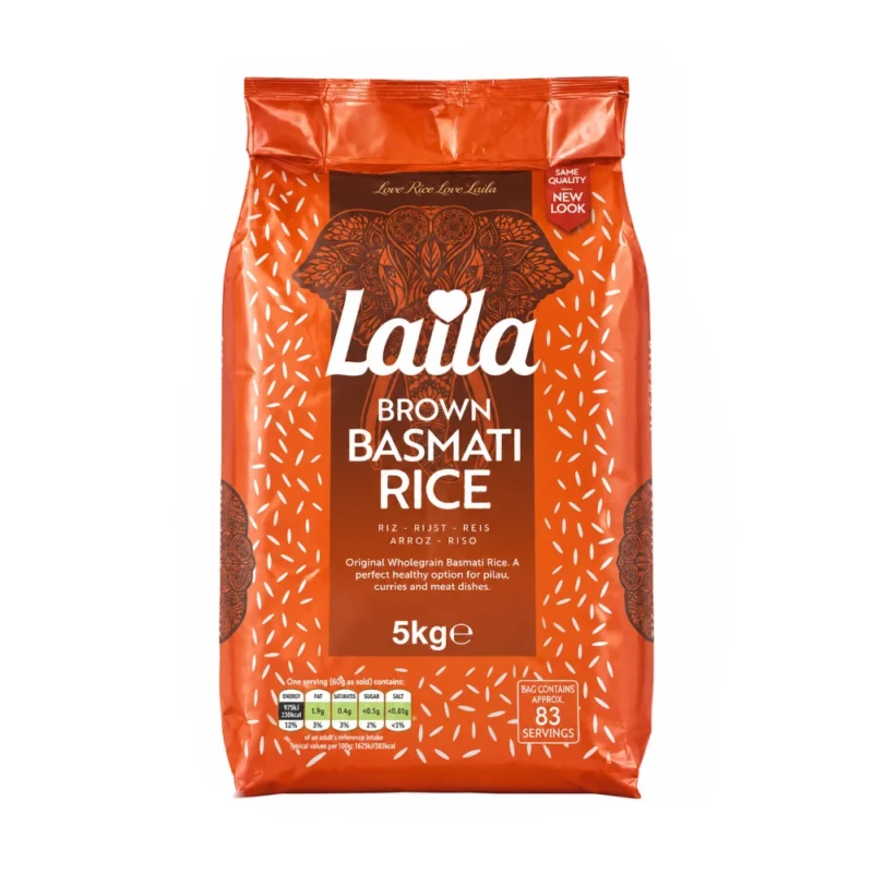 Laila hnedá basmati ryža 5 kg